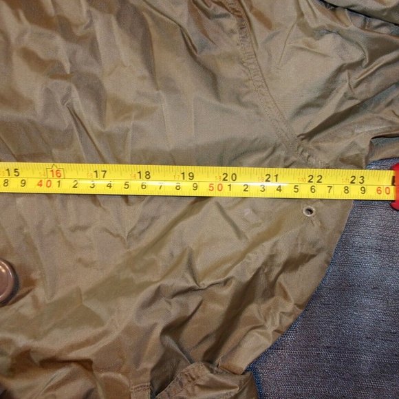 1974 VIETNAM ERA MEN'S sz36/REG NYLON TAUPE SHADE 179 ARMY USMC RAINCOAT SV 678 - Picture 8 of 12